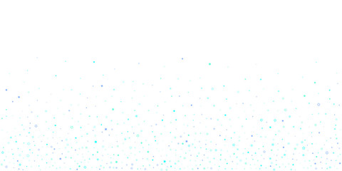 Blue, cyan, turquoise glitter stars confetti