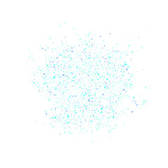 Blue, cyan, turquoise glitter stars confetti