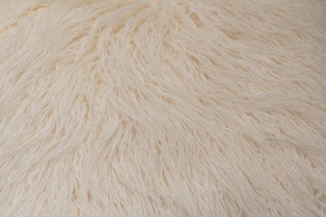 white fur texture blanket