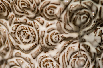 rose texture ceramic