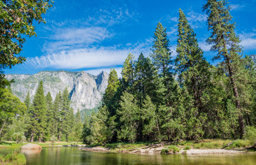 Typical view of the Yosemite National Park.