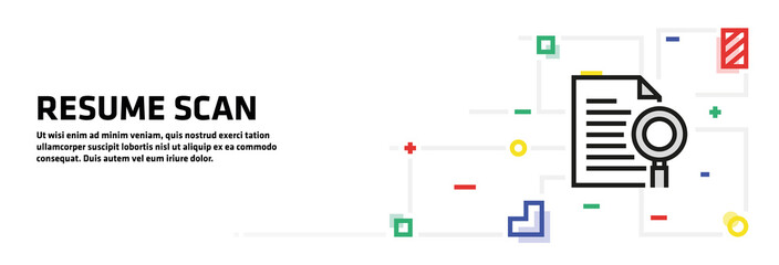 Resume Scan Banner Concept