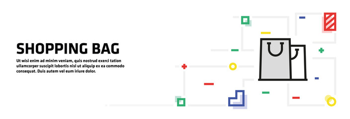 Shopping Bag Banner Concept