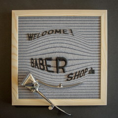 Old  hair clipper, traditional barber shop.