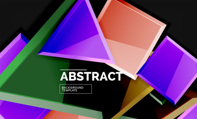 Shiny style geometric background