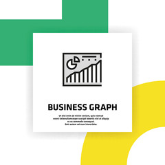 Business Graph Icon Concept