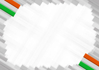 Border made with Niger national colors