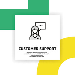 CUSTOMER Support Icon Concept