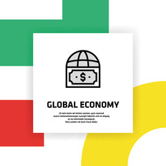 Global Economy Icon Concept