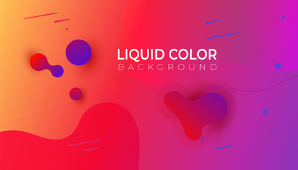 Abstract dynamic wavy gradient color abstract geometric shapes background