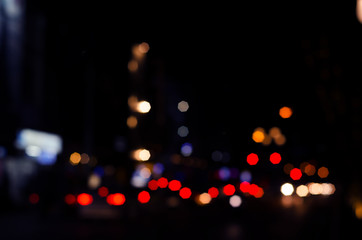 night colorful bokeh abstract blurred light wallpaper background.