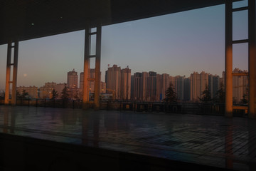 Fototapeta premium Luoyang Railway Station for high-speed trains.