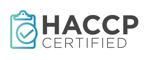 HACCP - Hazard Analysis Critical Control Points icon with award or checkmark