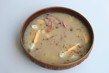 Zurek. Sauermehlsuppe.