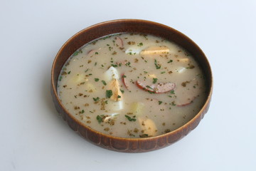 Zurek. Sauermehlsuppe.