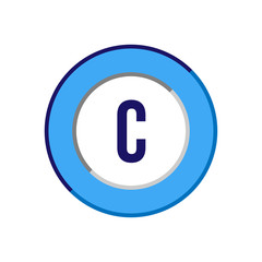 Initial Letter C Logo Template Vector Design