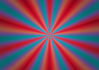 Abstract star burst retro background. 3D illustration.