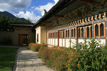 building in thimphu (bhutan)