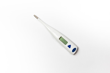 medical thermometer isolated on white background