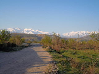 road in mountains
