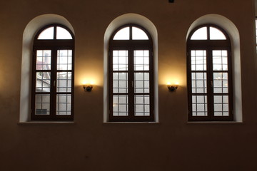 Obraz premium Interior design and windows