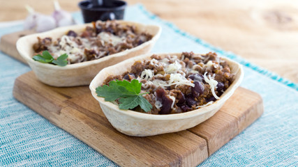 stuffed tortillas with red beans mexican food recipes