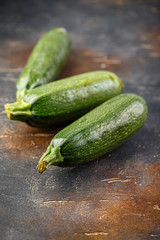 Three fresh vegetable