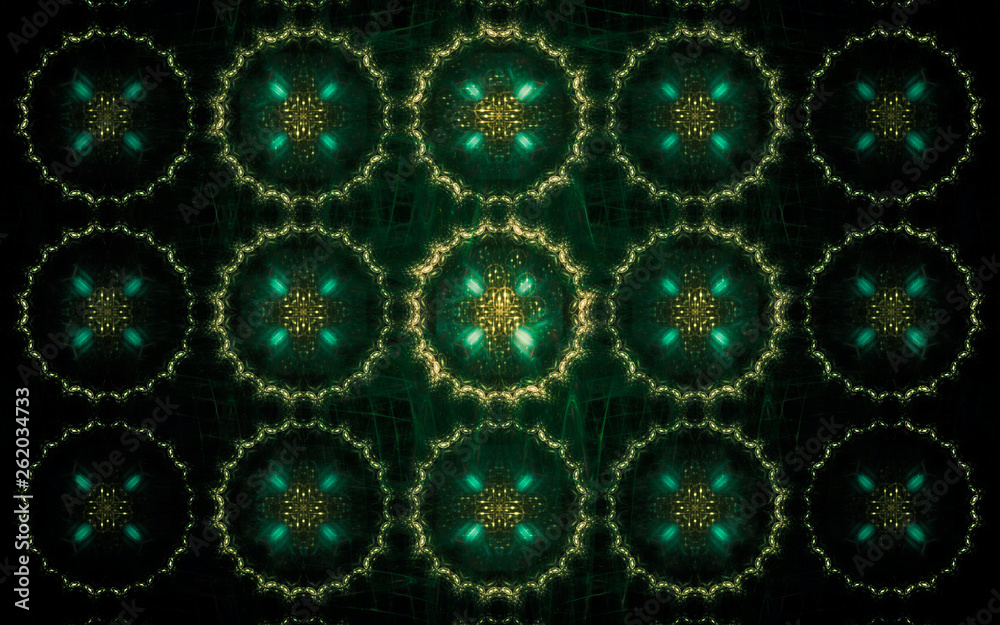 Fototapete digital generated image in the form of abstract geometric shapes of various shades and colors for us