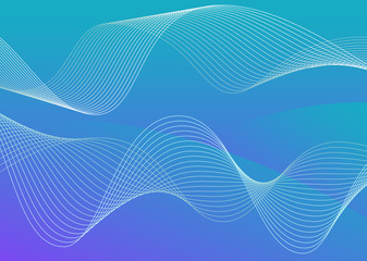 背景素材 テンプレート： らせん状のラインアート