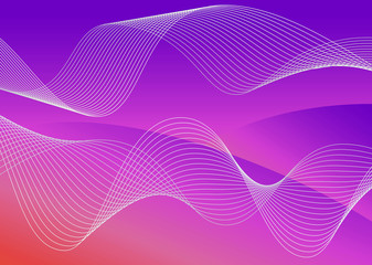 背景素材 テンプレート： らせん状のラインアート