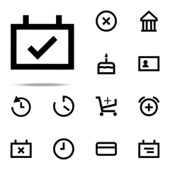 Available day icon. web icons universal set for web and mobile