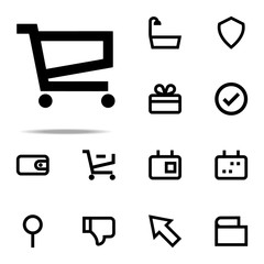 grocery shopping icon. web icons universal set for web and mobile