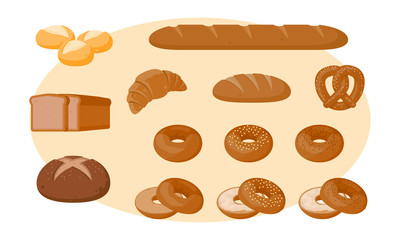 Bread Icon Set