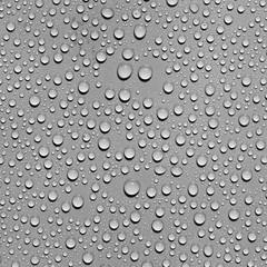 water drops on glass