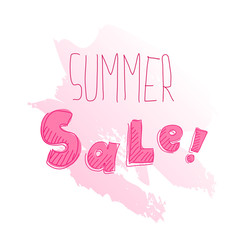 Summer sale banner
