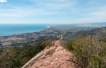 Fototapeta premium The Agujas de santa agueda in Benicasim, Spain