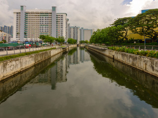 Fototapeta premium canal in singapore