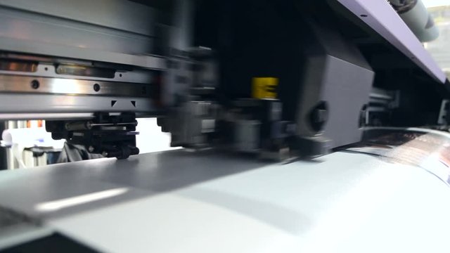 Large format printer works
