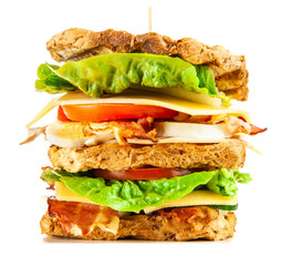 Tall club sandwich