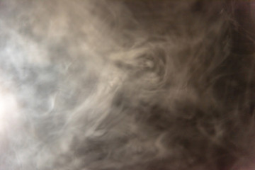 Smoke image in a black background