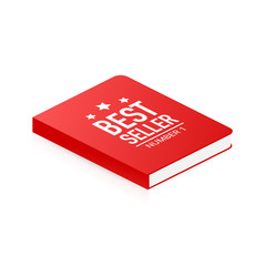 Best seller book, flat design thin line banner, usage for e-mail newsletter, web banners. Vector illustration.