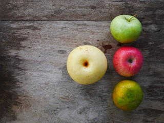 fresh summer fruits on a table