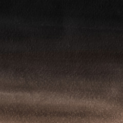 Orange with brown ink and watercolor textures on white paper background. Paint leaks and ombre effects. Hand painted abstract image.