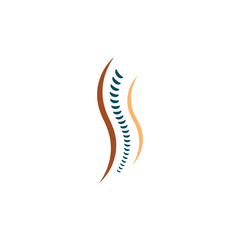 spine logo icon design element vector illustration design