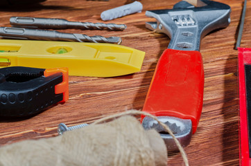 A set of working tools for doing household chores