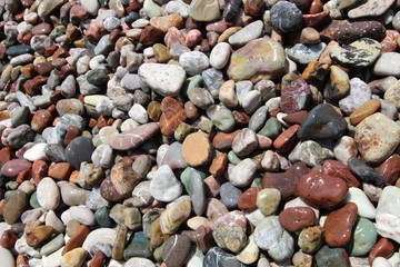 Sea ​​stones background summer vacation trip