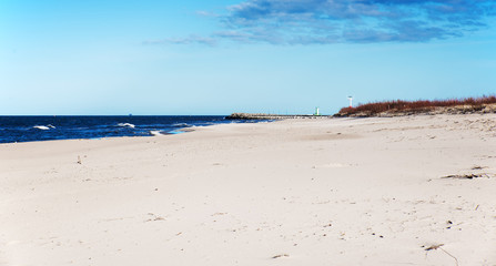 Wellenbrecher Strand Sand Düne