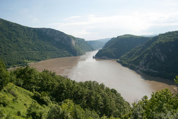 Danube river and beautiful nature around 