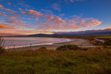 Sonnenaufgang Monkey Island Beach Neuseeland 