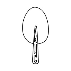 tree plant isolated icon